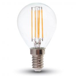 VT-2386 P45 E14 6W 130LUM/W FILAMENT CLEAR COVER 3000K