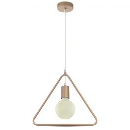 VT-7161 CHAMPAGNE GOLD PENDANT LIGHT WITH GOLD CANOPY-E27
