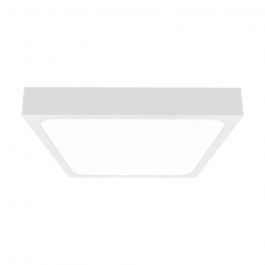 VT-8618 18W LED DOME LIGHT 6500K SQUARE WHITE FRAME IP44