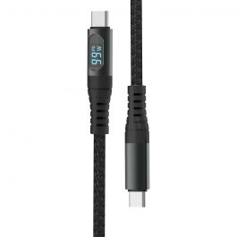 VT-5303 1M TYPE C USB CABLE-BLACK