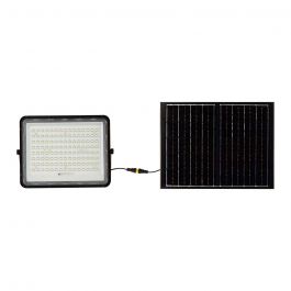VT-180W LED SOLAR FLOODLIGHT 6400K 16000 mAh BATTERY 3M CABLE 1600 LM