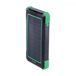 VT-1111 10000mAh SOLAR WIRELESS CHARGER POWER BANK BLACK