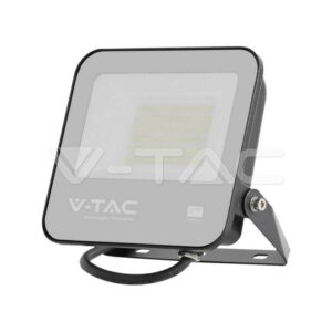 VT-4455 50W FLOODLIGHT SAMSUNG CHIP 4000K BLACK BODY GREY GLASS 135LM/W