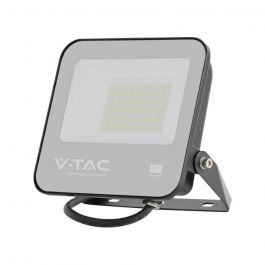 VT-4455 50W FLOODLIGHT SAMSUNG CHIP 6500K BLACK BODY GREY GLASS 135LM/W