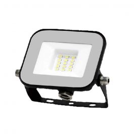 VT-44010 10W FLOODLIGHT BLACK BODY GREY GLASS LED BY SAMSUNG 6500K